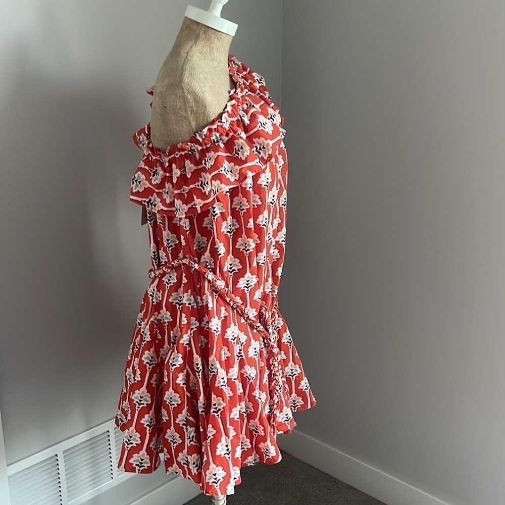 RHODE X Target  Lotus Floral Print One Shoulder Mini Dress 1X NWT - Picture 8 of 8